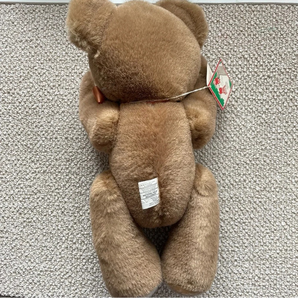 NWT Vintage AMC Best Friends Brown Bear Jointed Plush 15” Stuffed Animal Teddy - Picture 3 of 9